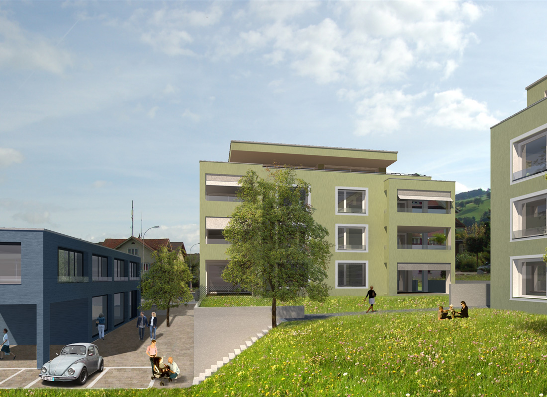 Hintergrundbild Überbauung Morgenroot